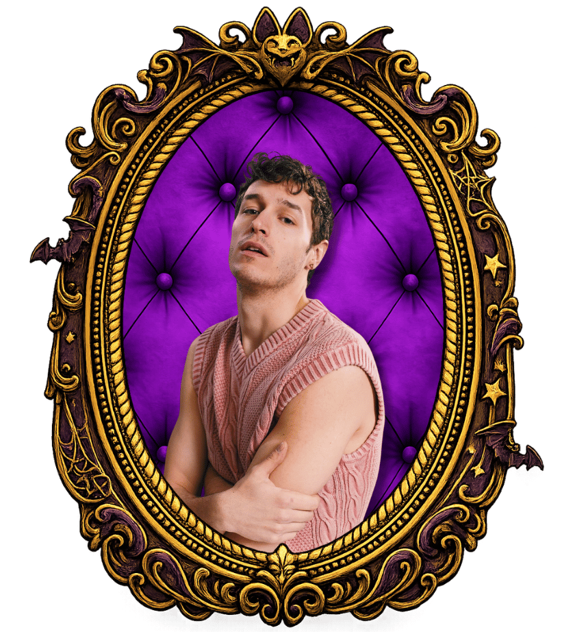 Alexandre Ars es Drácula en Drácula una comedia Terrorífica